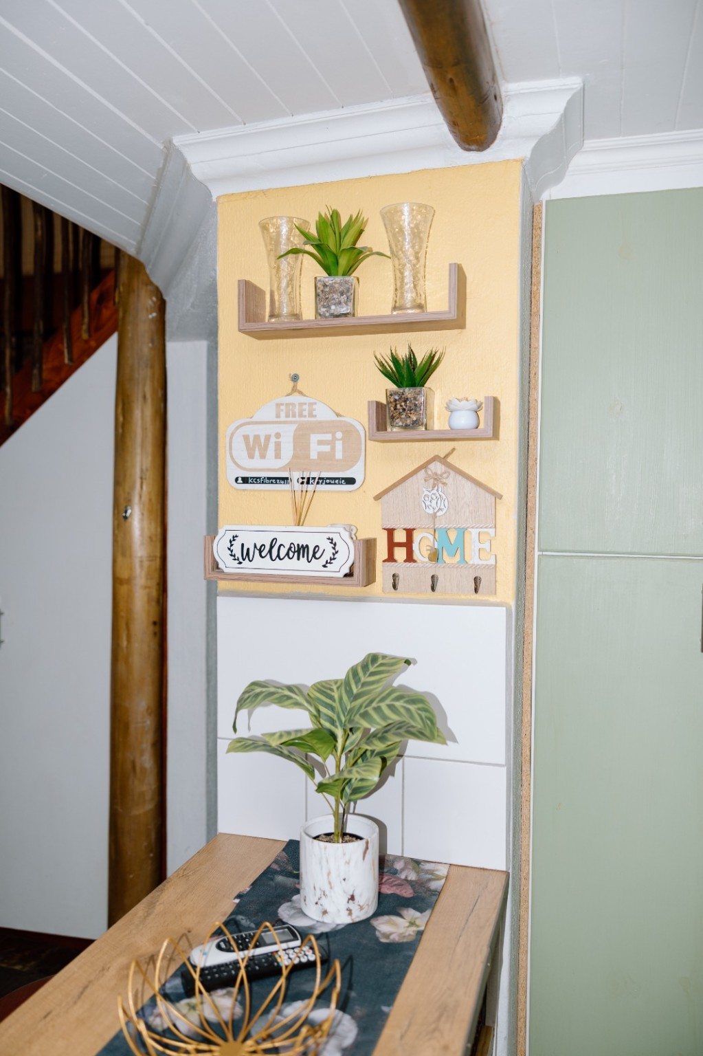 Welcome area